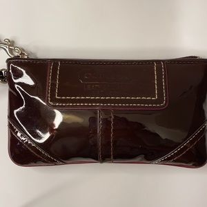 Vintage Coach Patent Leather Clutch